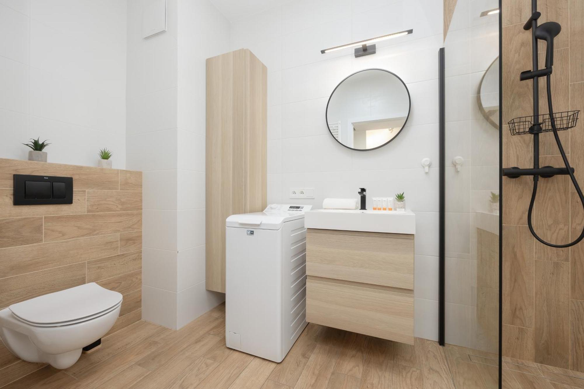 Srodmiescie Warsaw Muranow Apartments With Parking By Noclegi Renters ภายนอก รูปภาพ